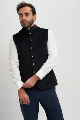 Chaleco de traje - Negro
