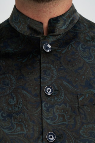Chaleco de traje - Verde y azul