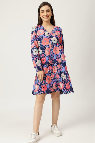 Vestido camisero - Azul oscuro