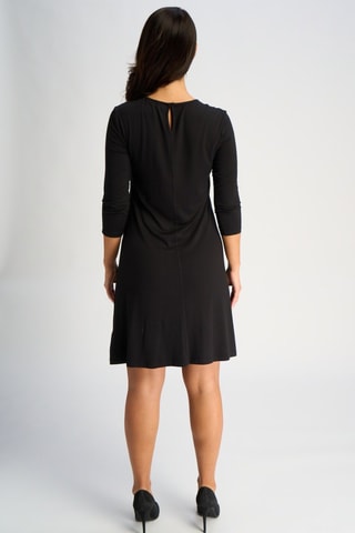 Vestido trapecio - Negro