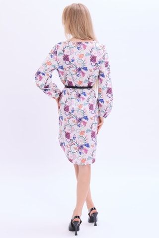 Vestido recto - Rosa