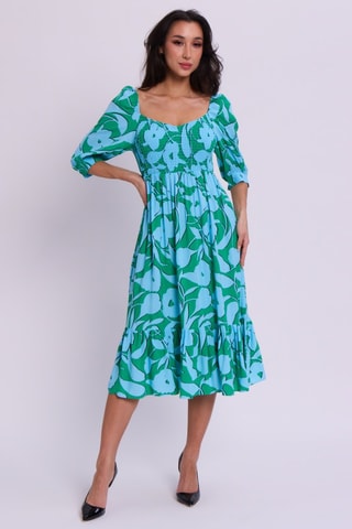 Vestido midi - Azul