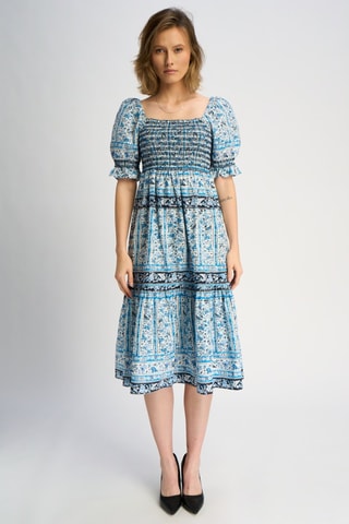 Vestido midi - Azul