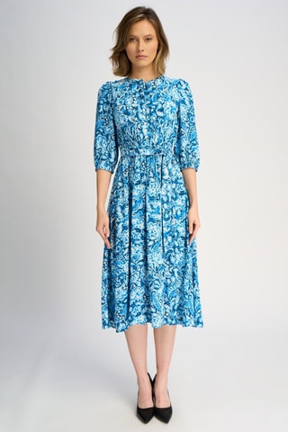 Vestido midi - Azul
