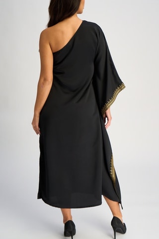 Vestido asimétrico - Negro
