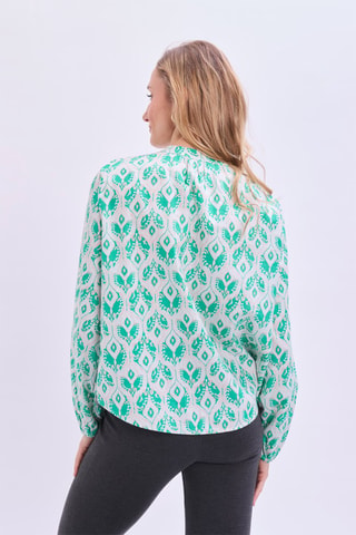 Camisa - Blanco y verde