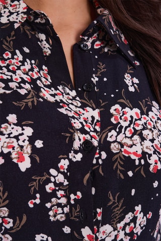 Vestido camisero - Negro