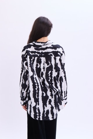 Camisa de lino - Negro