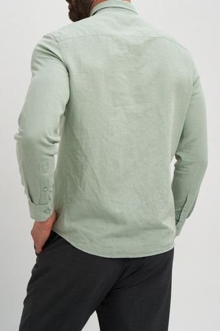 Camisa de lino - Verde claro