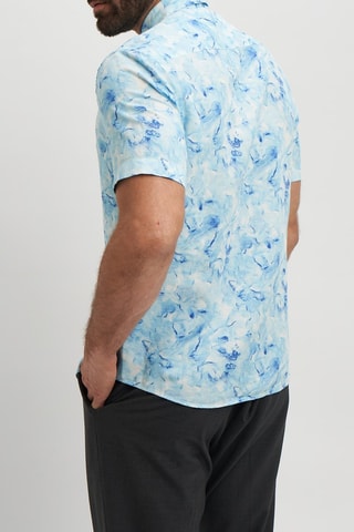 Camisa de lino - Azul