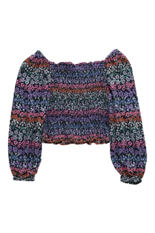 Blusa - Negro y rosa