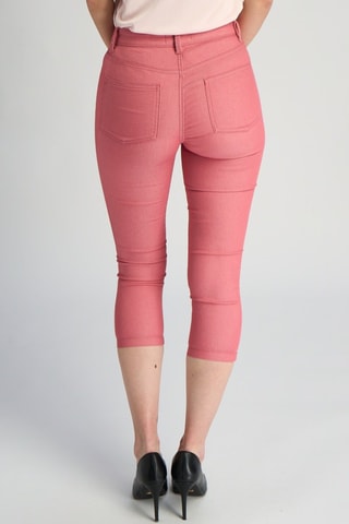 Pantalón pirata de tiro alto - Rosa
