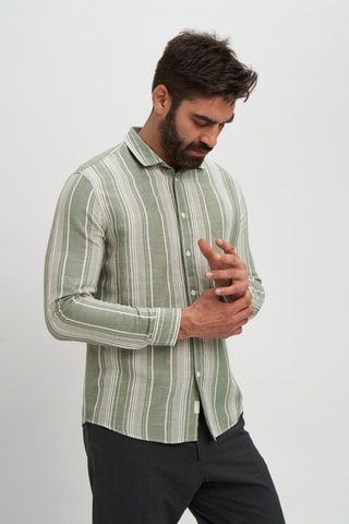 Camisa de lino - Verde