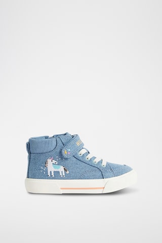 Zapatillas altas - Azul