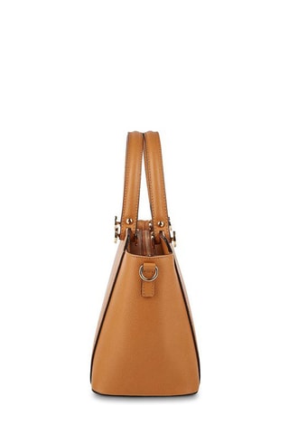 Sac à main en cuir Cavoli - Camel