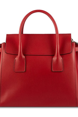 Sac à main en cuir Jane - Rouge