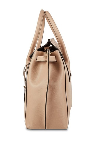 Sac à main en cuir Jane - Beige