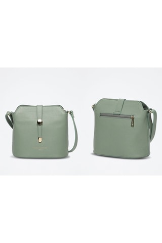 Sac bandoulière en cuir Elise - Vert