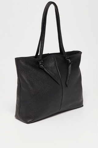 Cabas en cuir Ly - Noir