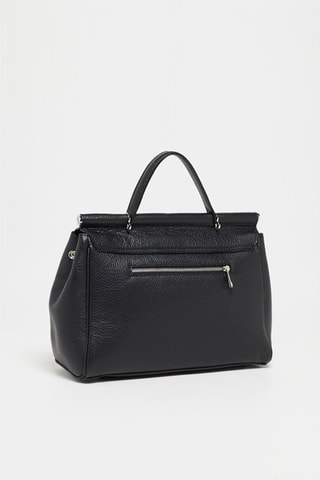 Sac à main en cuir Matti - Noir