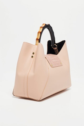 Sac à main en cuir Ana - Nude