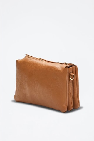 Sac bandoulière en cuir Perla - Camel