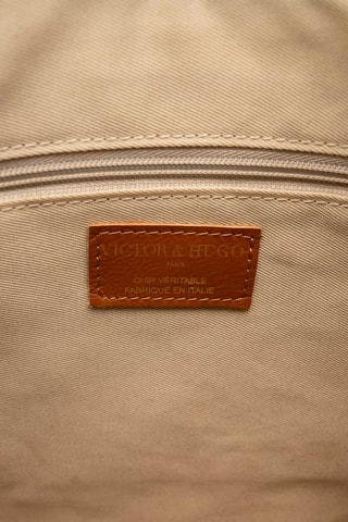Pochette en cuir Clay - Orange