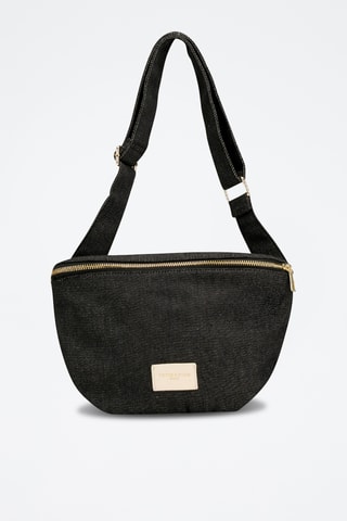 Sac bandoulière Cleo - Blanc et noir