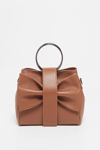 Sac à main en cuir Alix - Marron