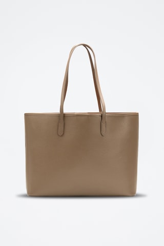 Sac à main en cuir Cannes - Taupe