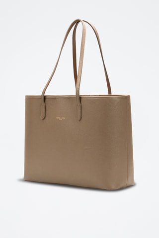 Sac à main en cuir Cannes - Taupe