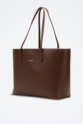 Sac à main en cuir Cannes - Marron