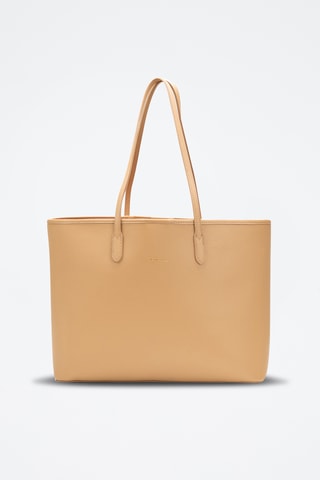 Sac à main en cuir Cannes - Beige