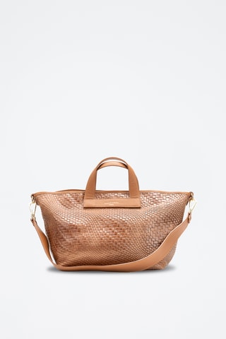 Sac bandoulière en cuir Monaco - Camel