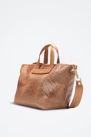 Sac bandoulière en cuir Monaco - Camel
