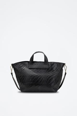Sac bandoulière en cuir Monaco - Noir