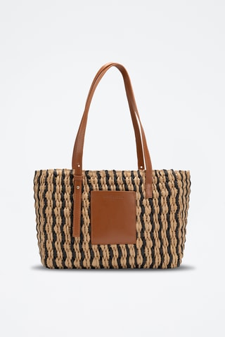 Sac porté épaule en cuir Azura - Marron