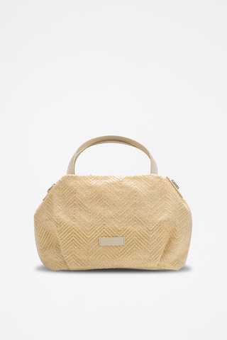 Sac à main en cuir Tahiti - Blanc