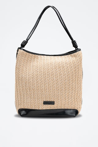 Sac porté épaule en cuir Luzia - Noir