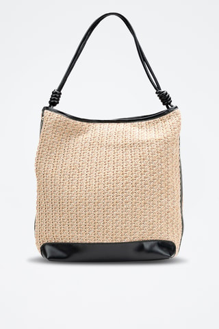 Sac porté épaule en cuir Luzia - Noir