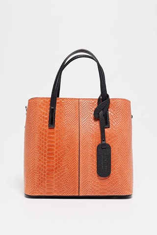 Sac à main en cuir Rafa - Orange