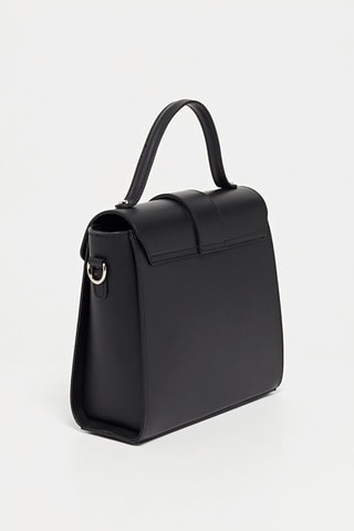 Sac bandoulière en cuir Ariel - Noir