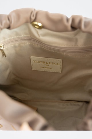 Sac bandoulière en cuir Eloa - Gris