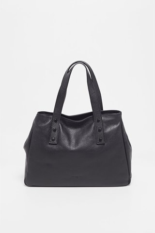 Sac à main en cuir Mars - Noir