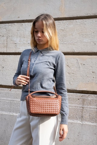 Sac à main en cuir Arly - Marron