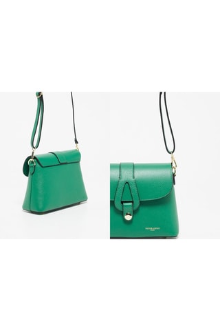 Sac bandoulière en cuir Ella - Vert
