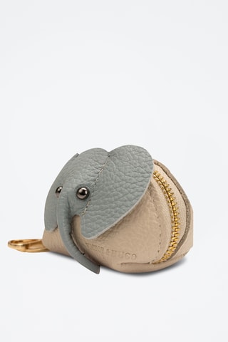 Porte-monnaie Jim - Beige et bleu