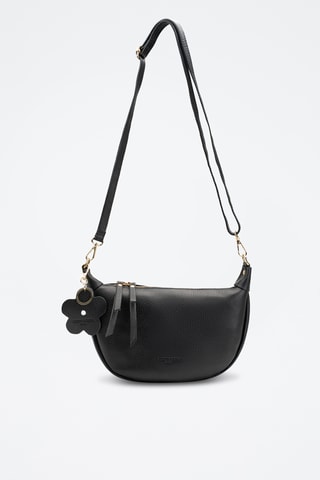 Sac bandoulière en cuir Dali - Noir