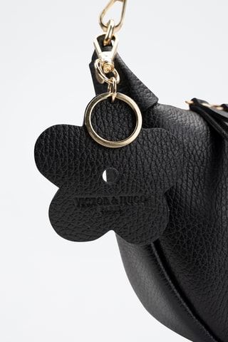 Sac bandoulière en cuir Dali - Noir