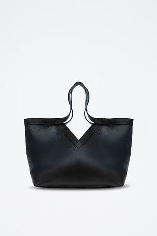 Sac porté épaule en cuir Lili - Noir